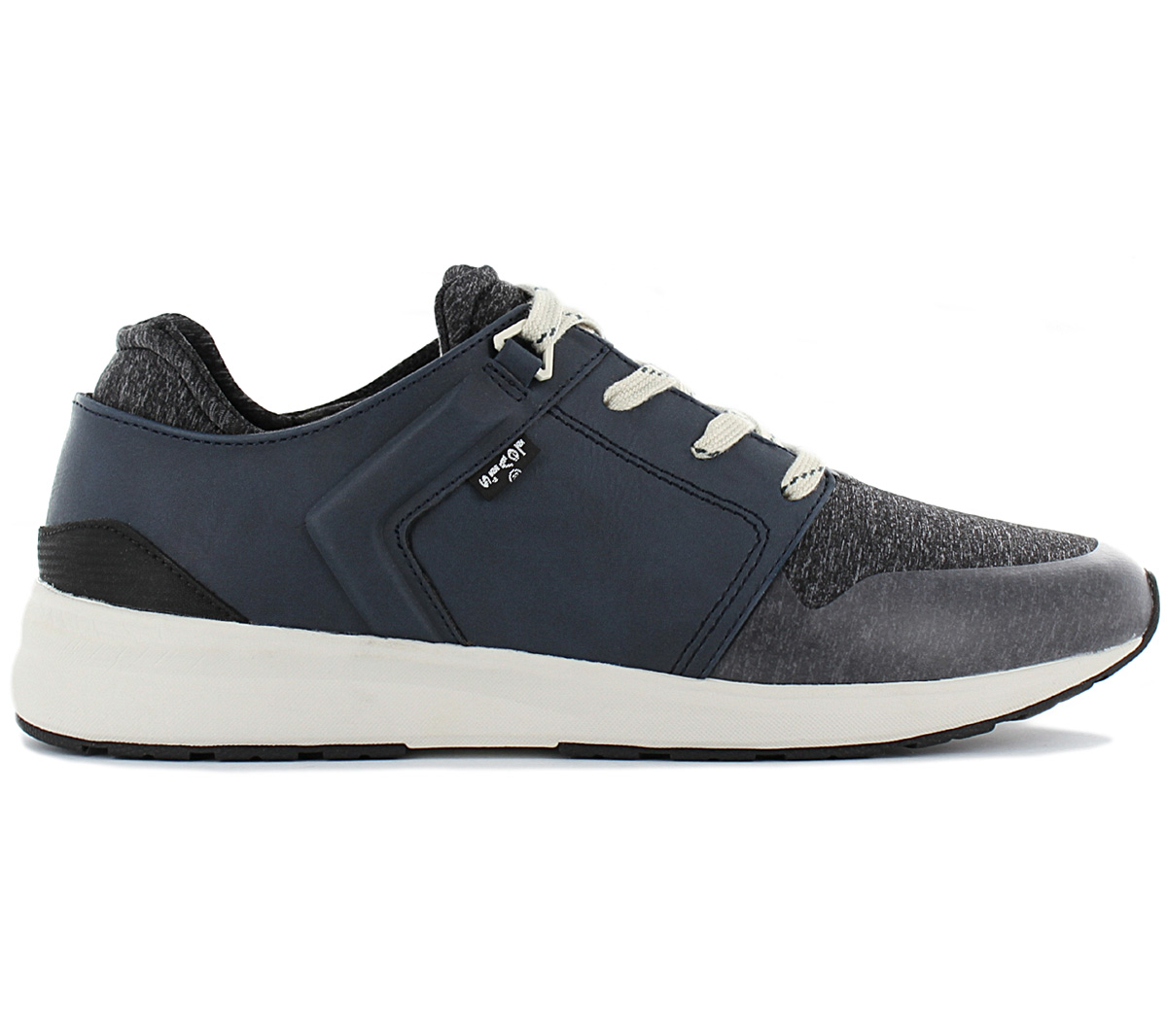 levi's men's black tab runner sneakers