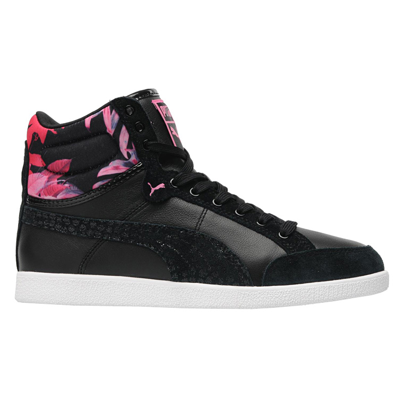 Puma Women Ikaz Hi Tropicalia High-Top Sneaker Ladies Shoes leather ...