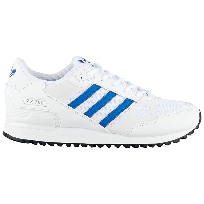 adidas Men Originals ZX 750 Trainers White Men's Shoes trainers Retro ...