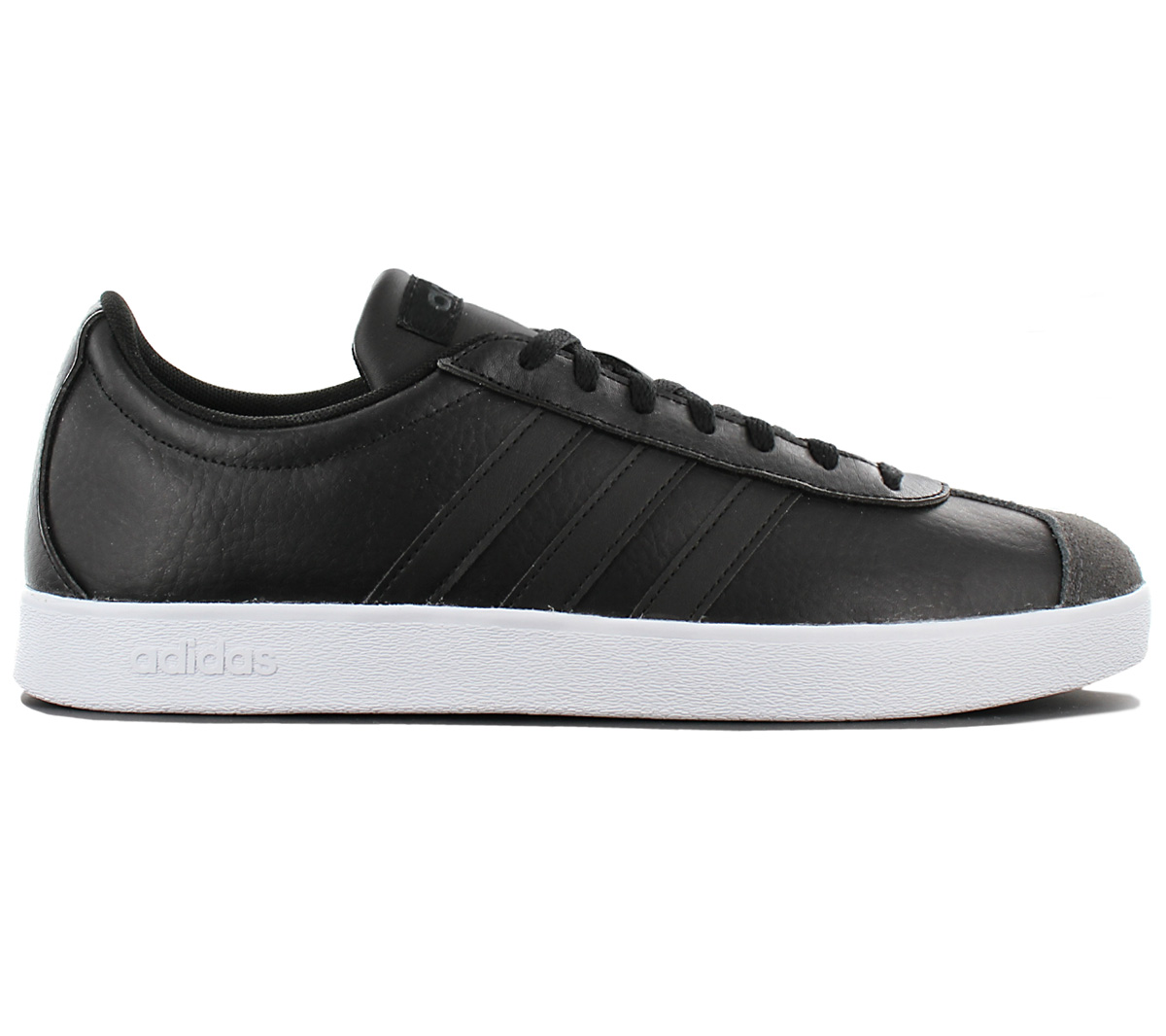 Adidas court Leather Vl 2.0 Men's Sneaker Shoes Leather Black DA9885  Trainers | eBay